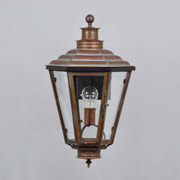 English Gas Wall Lantern