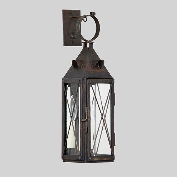 Shown in Aged Tin & Mirror on a Faux Bracket