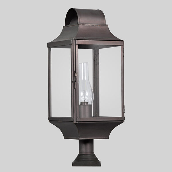 Shown in Bronzed Copper & Bronze Post, Large