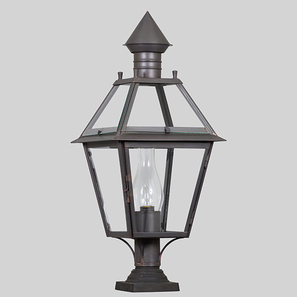 Shown in Bronzed Copper & Bronze Post, Large