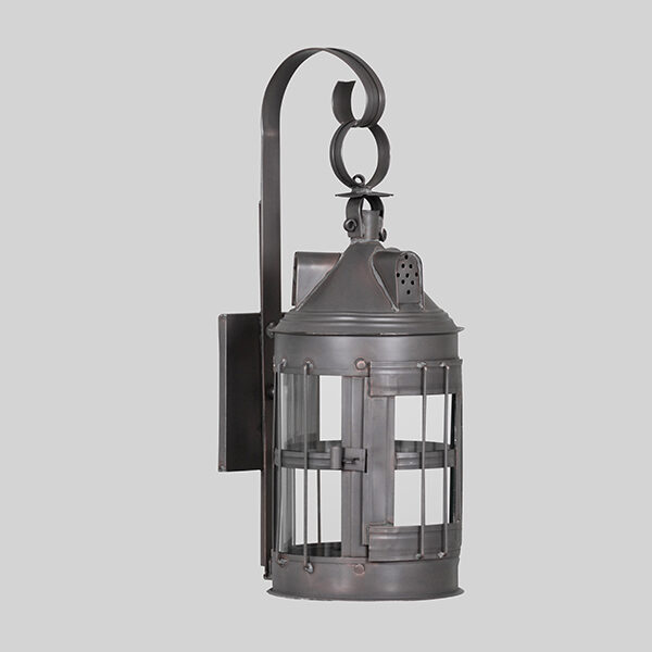 Shown in Bronzed Copper on a Shepherd's Crook Bracket