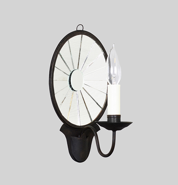 Shown in Aged Tin & Mirror, Small