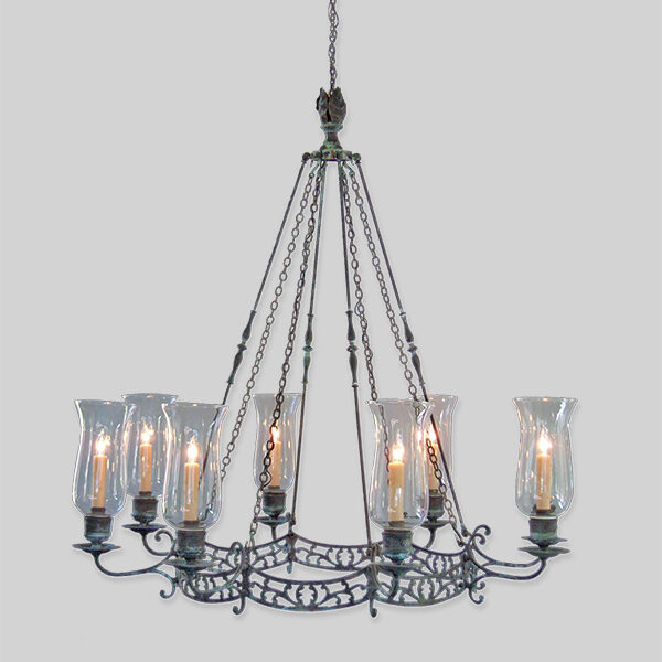 du Pont Porch Single Tier Chandelier