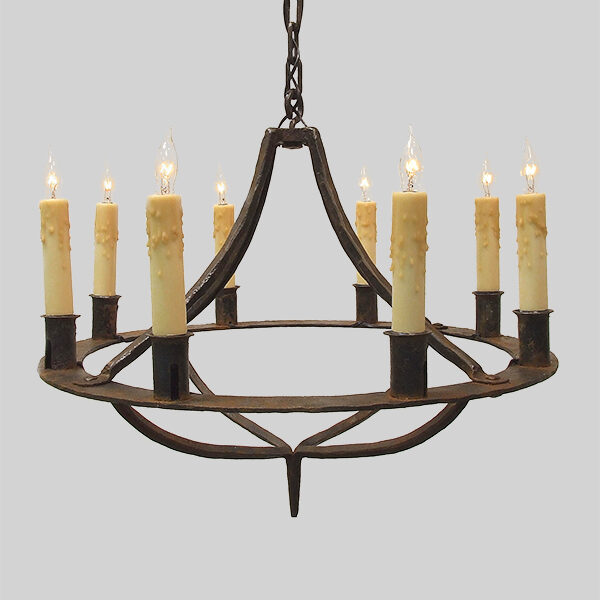 Spatterware Hall Chandelier