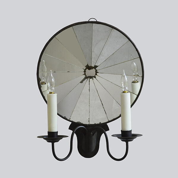 <skid>A931</skid> Large Round Mirror Sconce