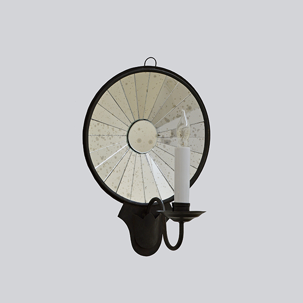 <skid>A872</skid> Round Mirror Sconce