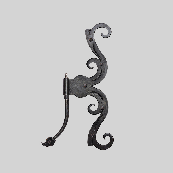 Shown with a dark wax iron finish.