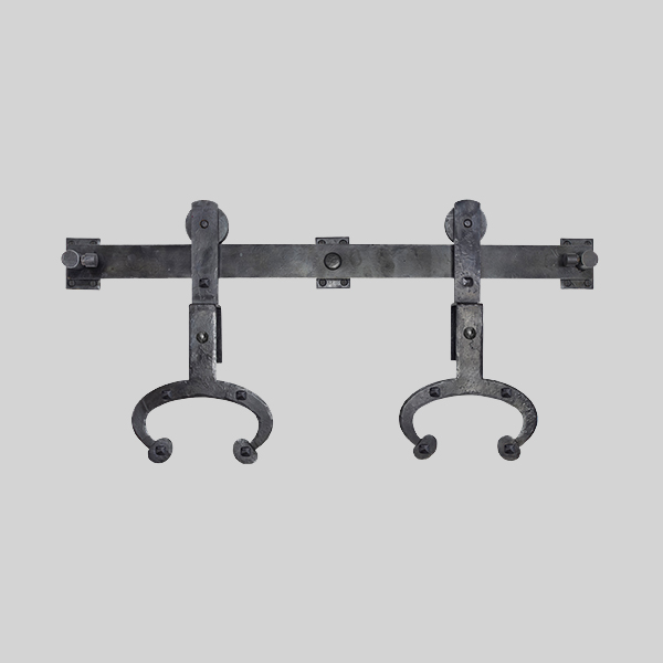 Shown with a dark wax iron finish.