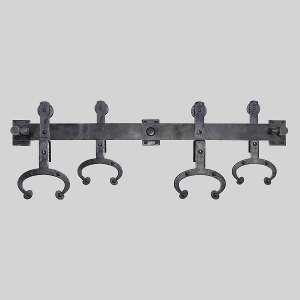 Shown with a dark wax iron finish.