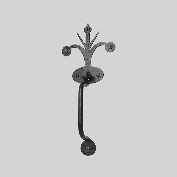 Shown with a dark wax iron finish.