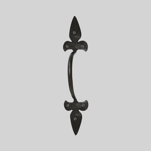 Shown with a dark wax iron finish.