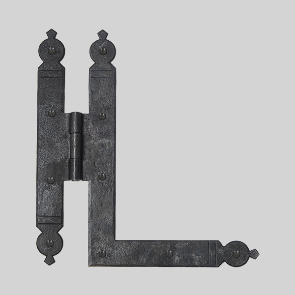 Shown with a dark wax iron finish.