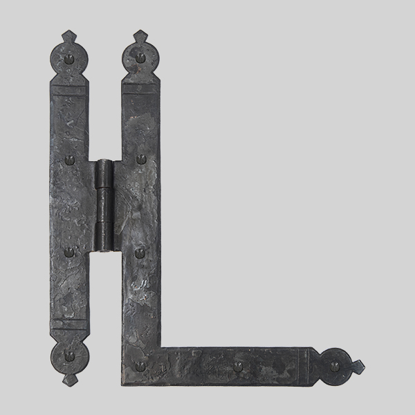 Shown with a dark wax iron finish.