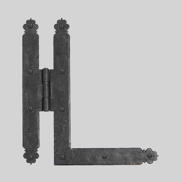 Shown with a dark wax iron finish.