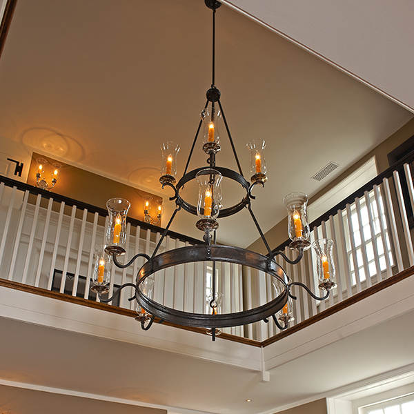 Shown in Polished Nickel & Dark Wax Iron